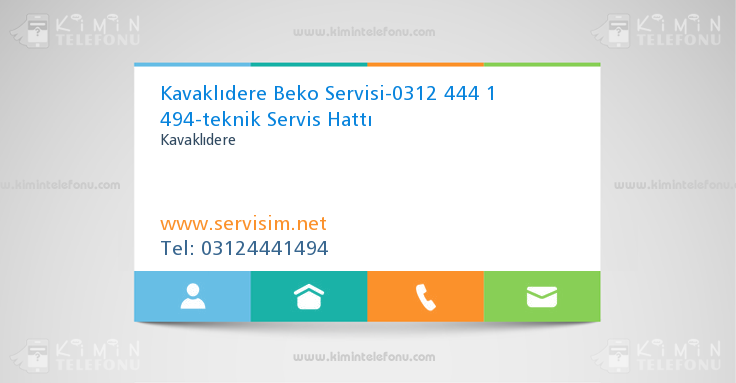 Kavaklıdere Beko Servisi-0312 444 1 494-teknik Servis Hattı