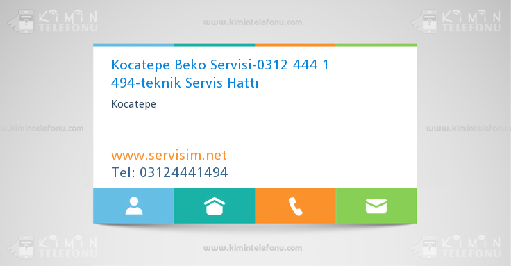 Kocatepe Beko Servisi-0312 444 1 494-teknik Servis Hattı