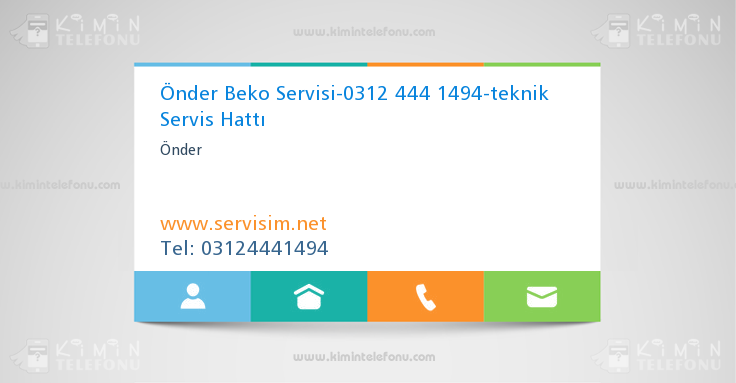 Önder Beko Servisi-0312 444 1494-teknik Servis Hattı