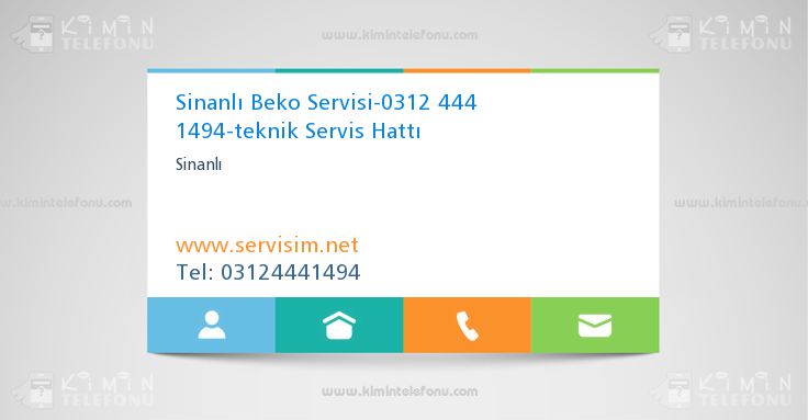 Sinanlı Beko Servisi-0312 444 1494-teknik Servis Hattı