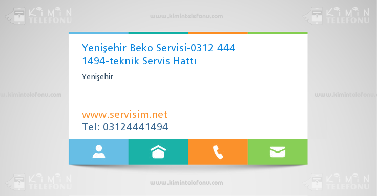 Yenişehir Beko Servisi-0312 444 1494-teknik Servis Hattı