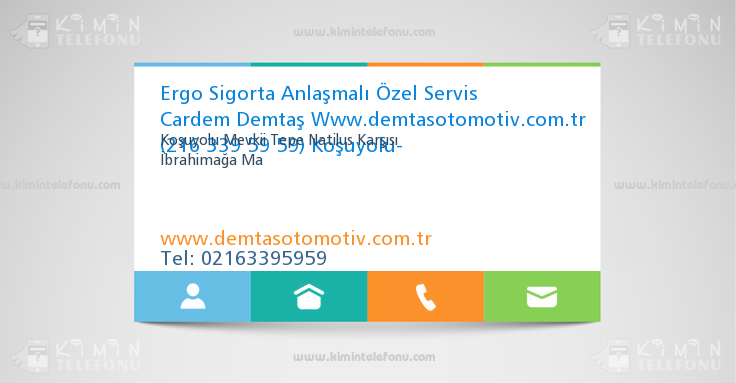 Ergo Sigorta Anlaşmalı Özel Servis Cardem Demtaş Www.demtasotomotiv.com.tr (216 339 59 59) Koşuyolu-