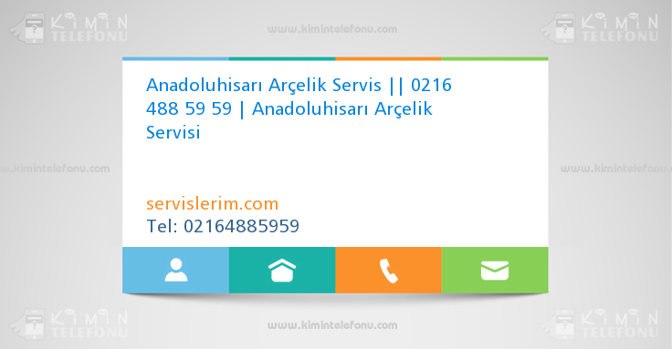 Anadoluhisarı Arçelik Servis || 0216 488 59 59 | Anadoluhisarı Arçelik Servisi