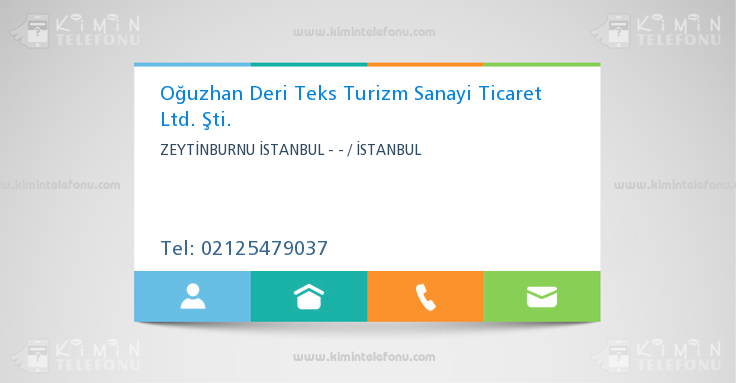 Oğuzhan Deri Teks Turizm Sanayi Ticaret Ltd. Şti.