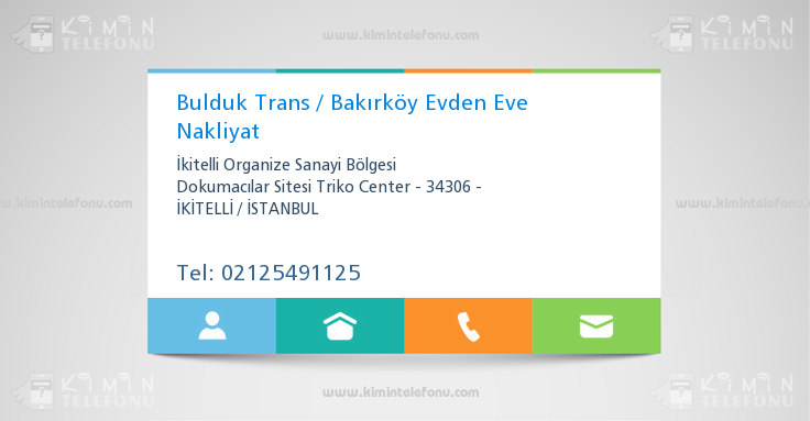 Bulduk Trans / Bakırköy Evden Eve Nakliyat