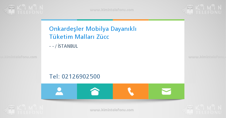 Onkardeşler Mobilya Dayanıklı Tüketim Malları Zücc