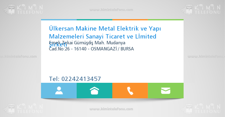 Ülkersan Makine Metal Elektrik ve Yapı Malzemeleri Sanayi Ticaret ve Lİmited Şirketi