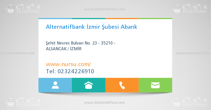 Alternatifbank İzmir Şubesi Abank