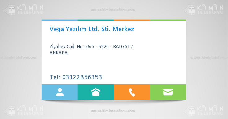 Vega Yazılım Ltd. Şti. Merkez