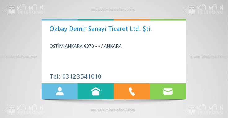 Özbay Demir Sanayi Ticaret Ltd. Şti.