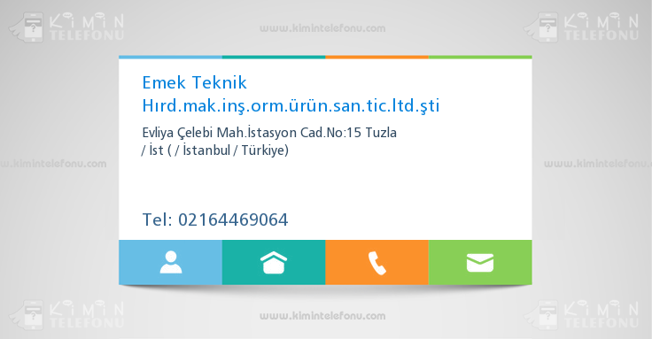 Emek Teknik Hırd.mak.inş.orm.ürün.san.tic.ltd.şti