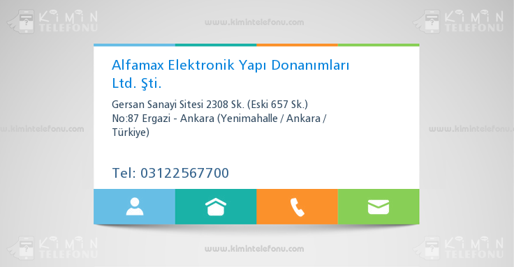 Alfamax Elektronik Yapı Donanımları Ltd. Şti.