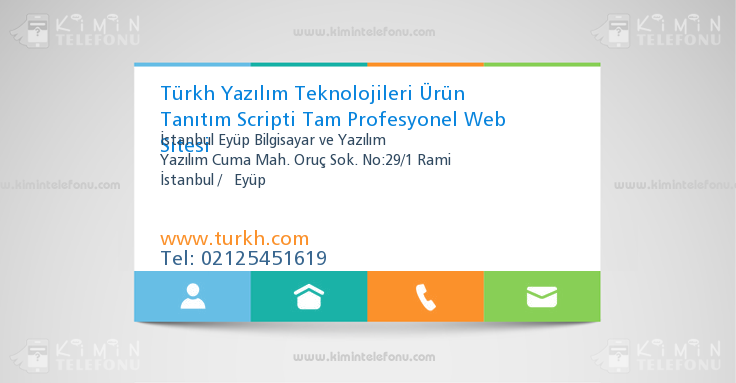 Türkh Yazılım Teknolojileri Ürün Tanıtım Scripti Tam Profesyonel Web Sitesi