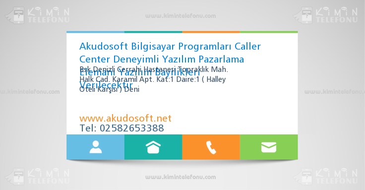 Akudosoft Bilgisayar Programları Caller Center Deneyimli Yazılım Pazarlama Elemanı Yazılım Bayilikleri Verilecektir