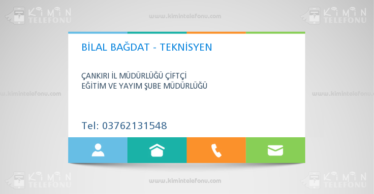 BİLAL BAĞDAT - TEKNİSYEN