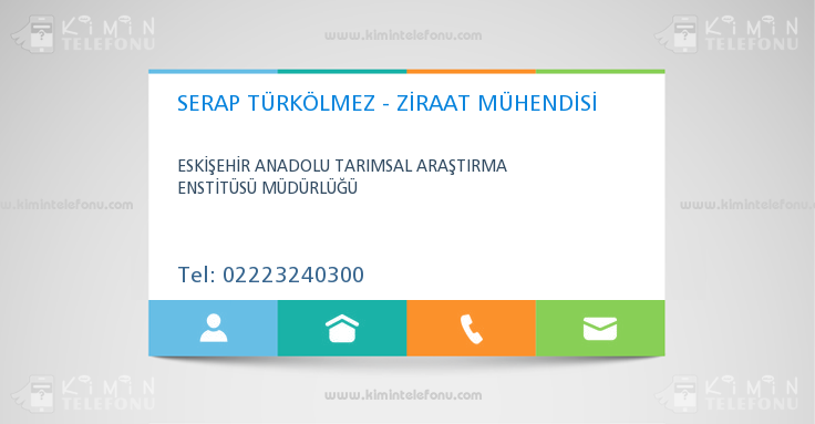 SERAP TÜRKÖLMEZ - ZİRAAT MÜHENDİSİ