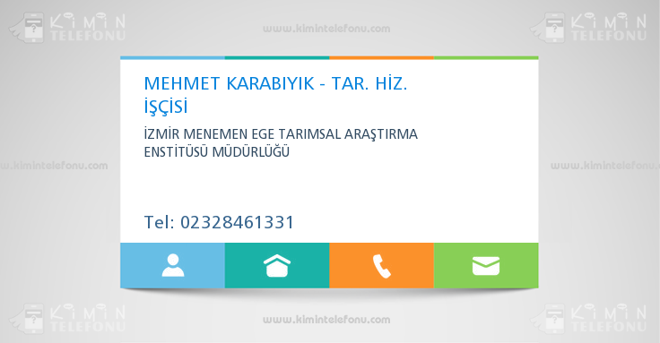 MEHMET KARABIYIK - TAR. HİZ. İŞÇİSİ