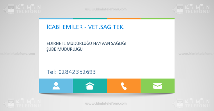 İCABİ EMİLER - VET.SAĞ.TEK.