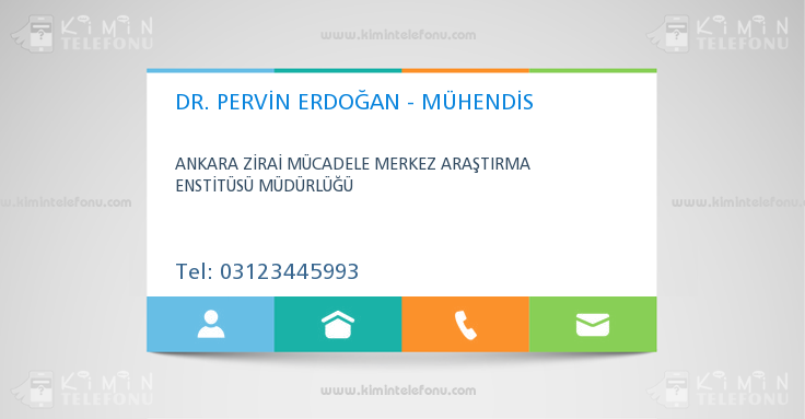 DR. PERVİN ERDOĞAN - MÜHENDİS