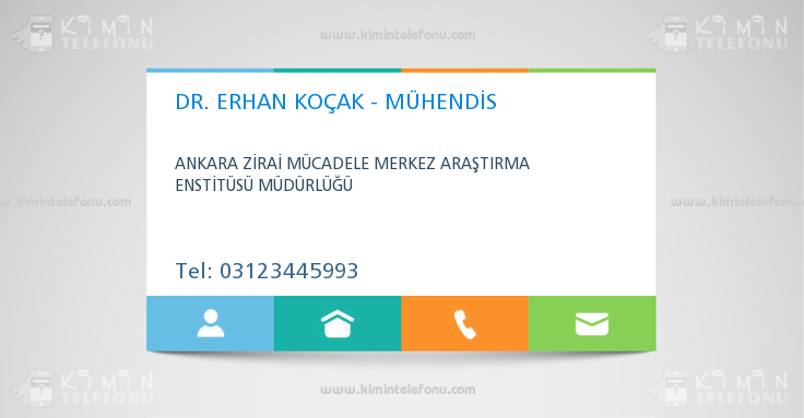 DR. ERHAN KOÇAK - MÜHENDİS