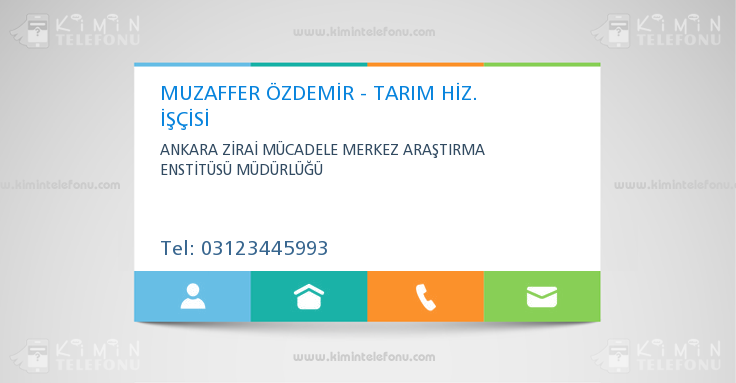 MUZAFFER ÖZDEMİR - TARIM HİZ. İŞÇİSİ