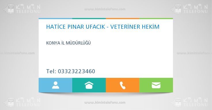 HATİCE PINAR UFACIK - VETERİNER HEKİM