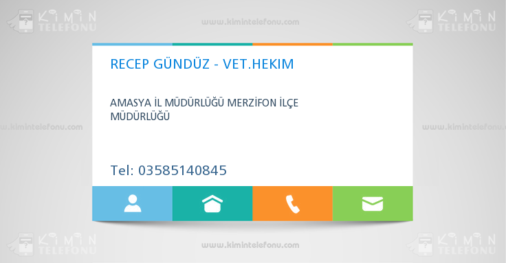 RECEP GÜNDÜZ - VET.HEKIM