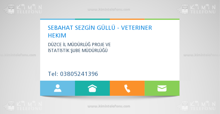 SEBAHAT SEZGİN GÜLLÜ - VETERINER HEKIM