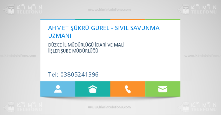 AHMET ŞÜKRÜ GÜREL - SIVIL SAVUNMA UZMANI