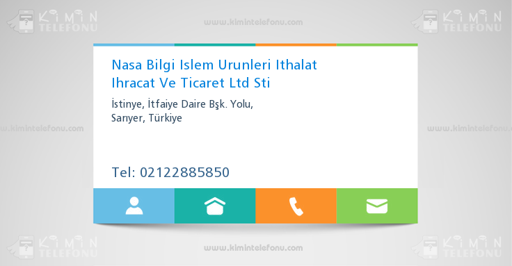 Nasa Bilgi Islem Urunleri Ithalat Ihracat Ve Ticaret Ltd Sti