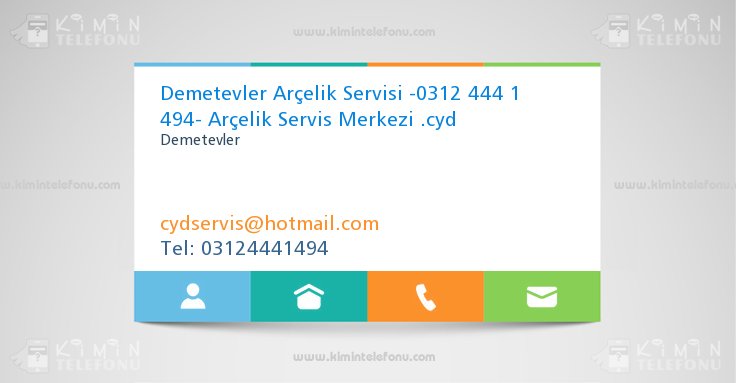 Demetevler Arçelik Servisi -0312 444 1 494- Arçelik Servis Merkezi .cyd