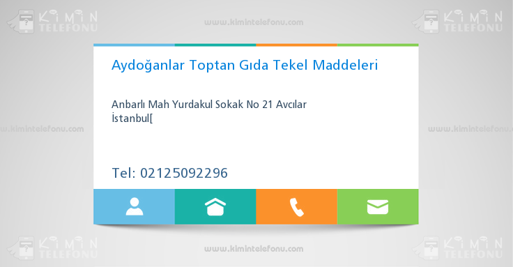 Aydoğanlar Toptan Gıda Tekel Maddeleri